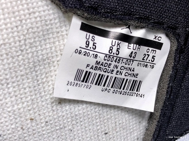 Chep Onekick Jordan High CD0461-007 Retro 1 Panda Air OG 0706